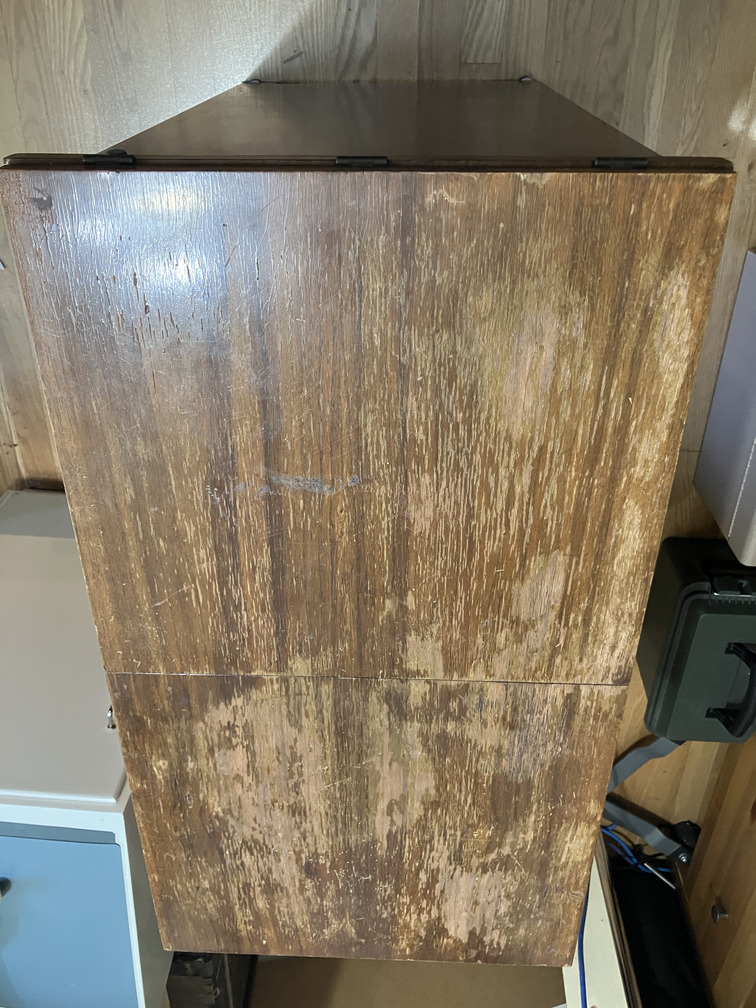 Cabinet side wear